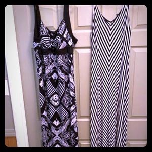2 maxi dresses